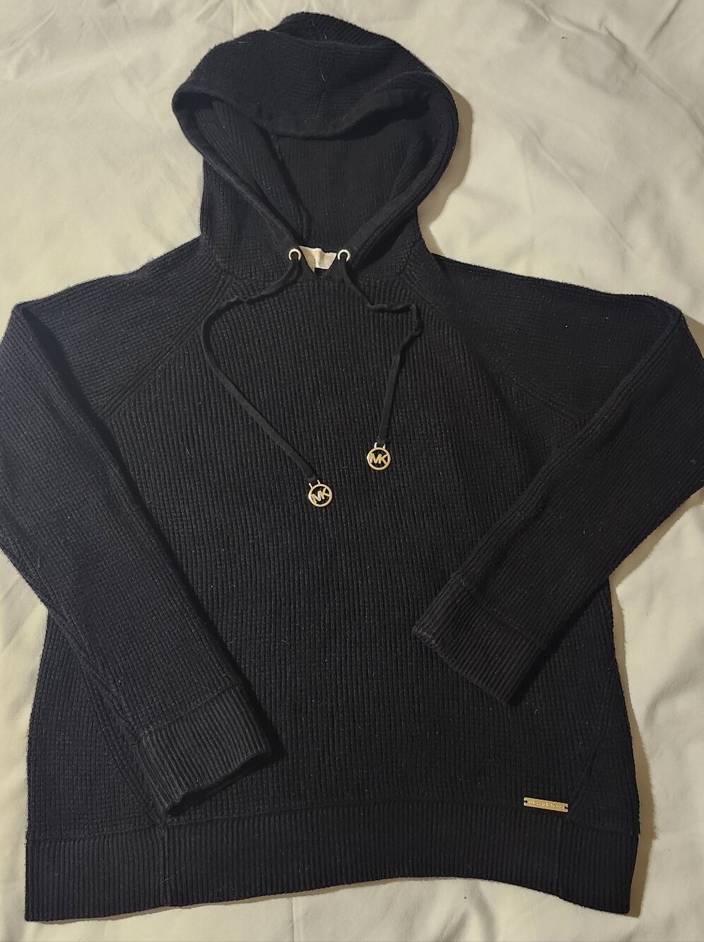Women's Michael Kors Black Knit Sweater - Classic Crewneck